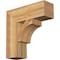 Ekena Millwork Westlake Block Rough Sawn Bracket, Western Red Cedar, 6"W x 20"D x 20"H BKT06X20X20WTL05RWR - alternate 1